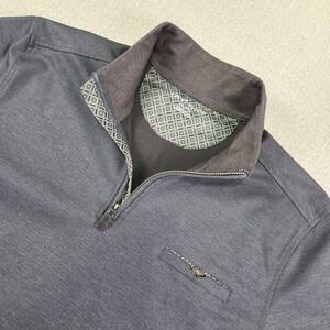 Age‎ Of Wisdom Men's XXL QZip Pullover Charcoal Gray Long Sleeve Golf Outdoors